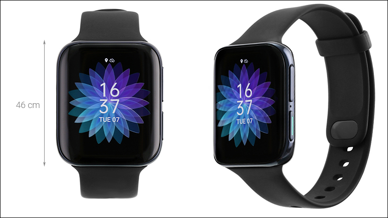 Oppo Watch 46mm dây silicone đen